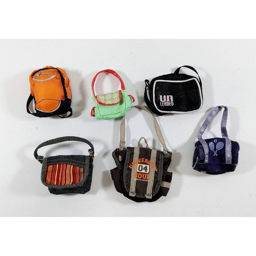 BRATZ MGA LOT OF PURSE Backpack Bags Lot of 6